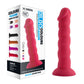 X-MEN Spiral Cock Dildo Dong w Suction Pink