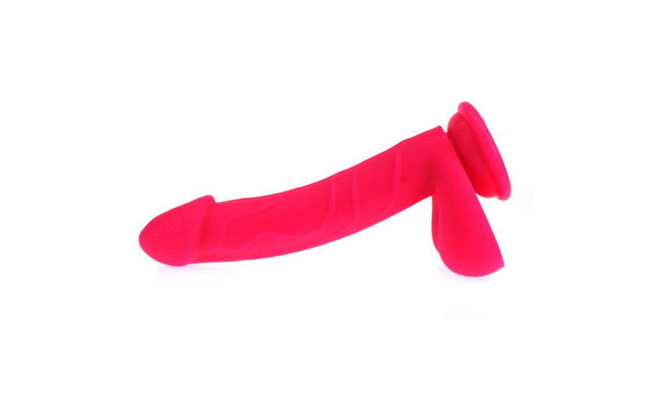 X-MEN Realistic Cock Dildo Dong w Balls Pink