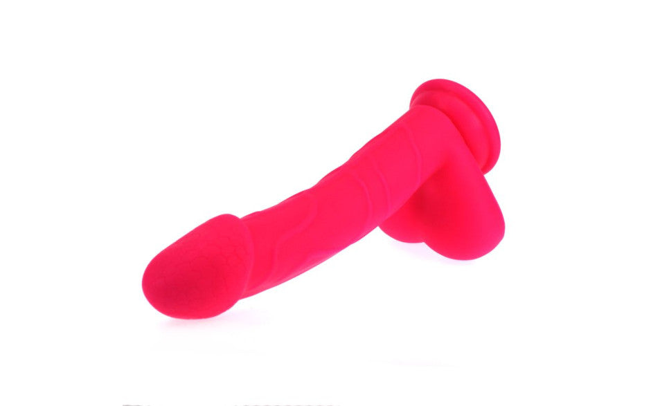 X-MEN Realistic Cock Dildo Dong w Balls Pink