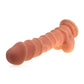 X-MEN Realistic Dildo Ridged Shaft w Balls Flesh