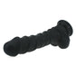 X-MEN Realistic Dildo Ridged Shaft w Balls Black