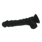 X-MEN Realistic Dildo Ridged Shaft w Balls Black