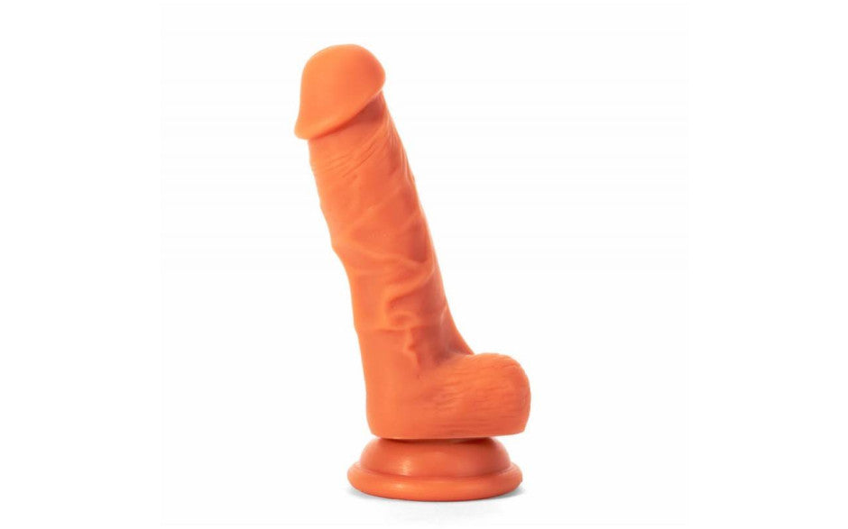 X-MEN Realistic Dildo Veined Shaft w Balls Flesh