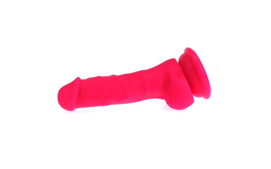 X-MEN Realistic Dildo Veined Shaft w Balls Pink