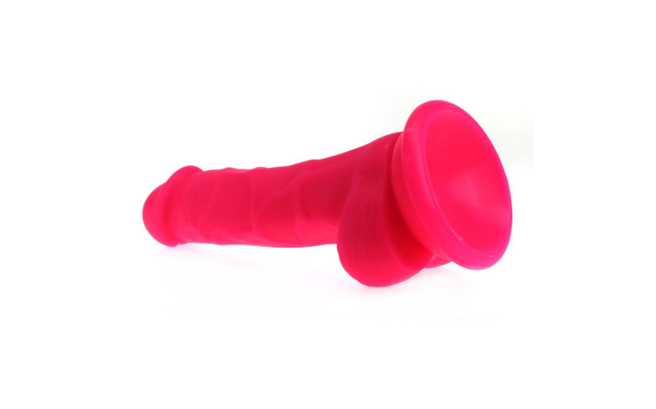 X-MEN Realistic Dildo Veined Shaft w Balls Pink