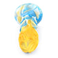 FAAK Dragon Anal Plug Gold/Blue