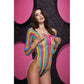 Lapdance Rainbow Lace-Up Teddy Size OS