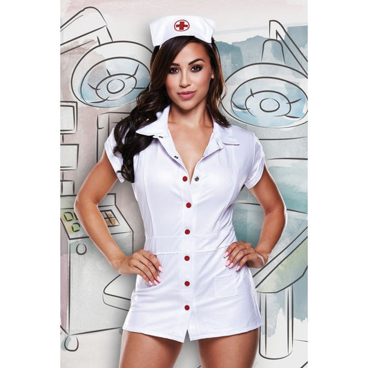 Baci Nurse Costume 2 Piece w Hat Size OS