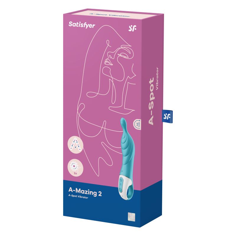 Satisfyer A-mazing 2 Vibrator Turquoise