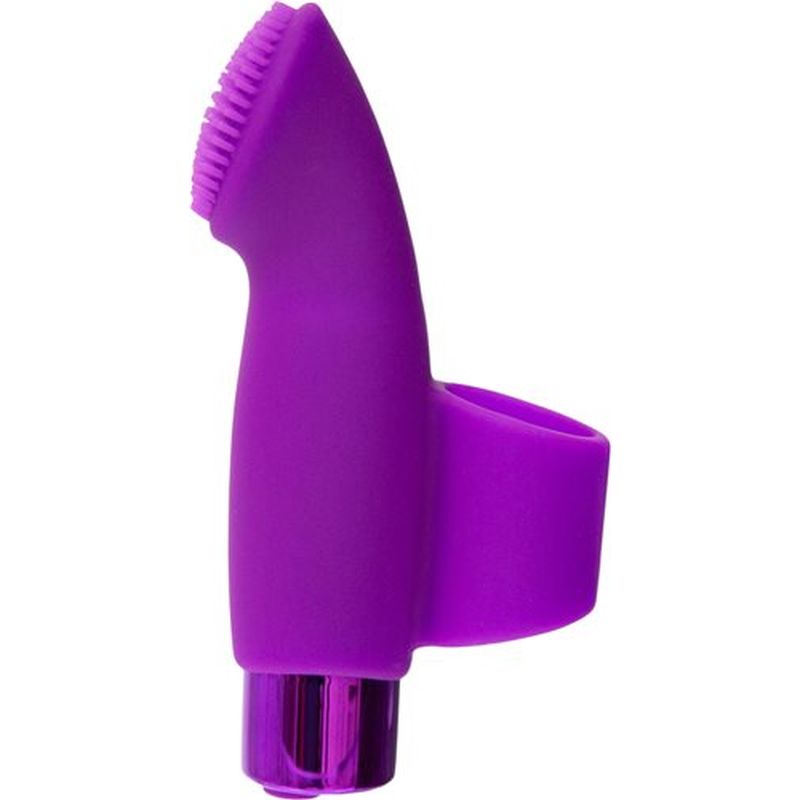 Power Bullet Naughty Nubbies Finger Vibe w Mini Powerbullet Purple