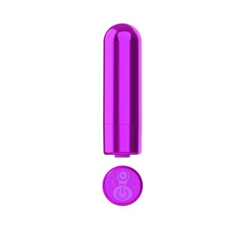 Power Bullet Naughty Nubbies Finger Vibe w Mini Powerbullet Purple