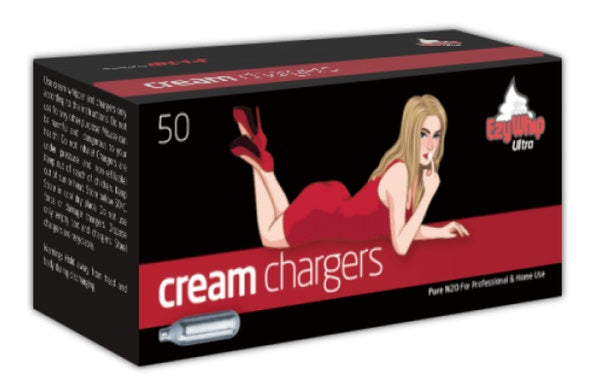 Ezywhip Ultra Cream 8g N2O Chargers 50 Pieces