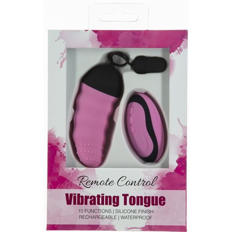 PowerBullet Power Bullet Remote Control Vibrating Tongue Egg Pink