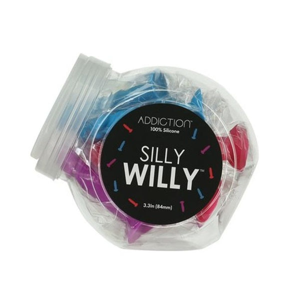 Addiction | Silly Willy 9cm Mini Dongs Fishbowl 12 Pc Pieces