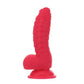 Addiction | Tom 7" Ribbed Dildo Dong Hot Pink with bonus PowerBullet