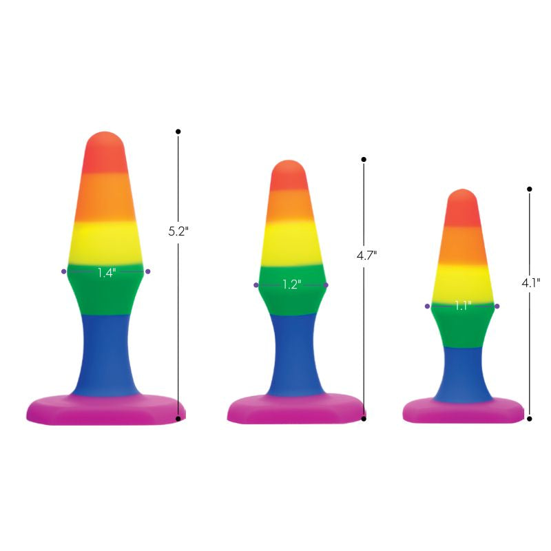 Frisky Rainbow Ready Anal Trainer Set