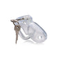 Master Series Clear Captor Chastity Cage Large