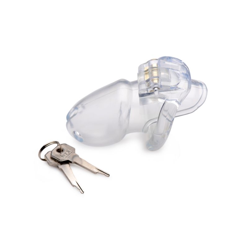 Master Series Clear Captor Chastity Cage Large