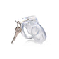 Master Series Clear Captor Chastity Cage Medium