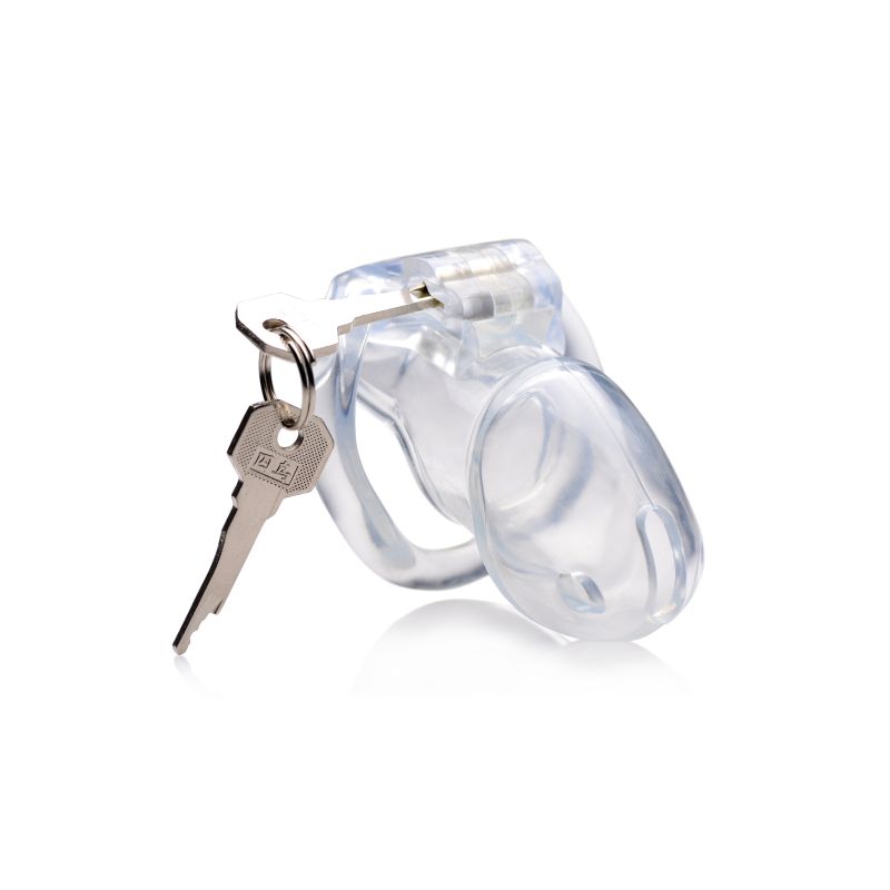 Master Series Clear Captor Chastity Cage Medium