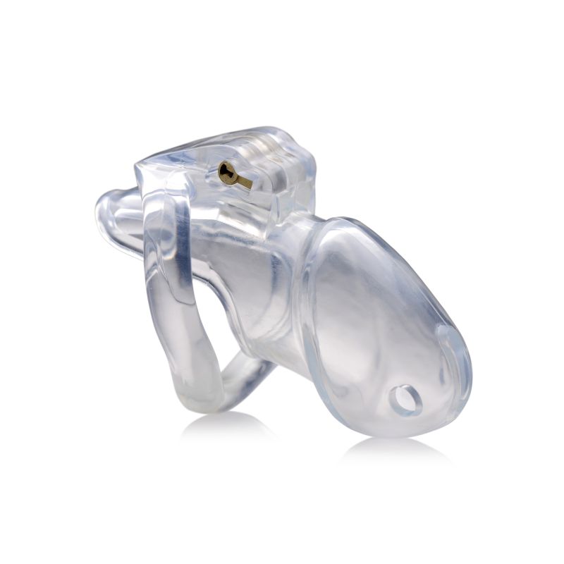 Master Series Clear Captor Chastity Cage Medium