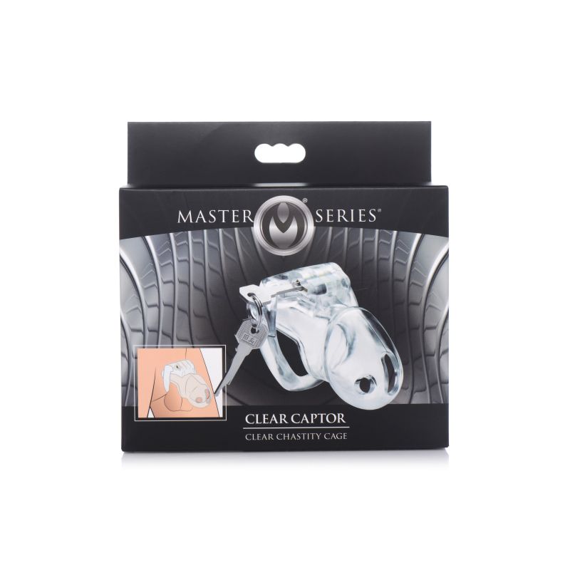 Master Series Clear Captor Chastity Cage Small