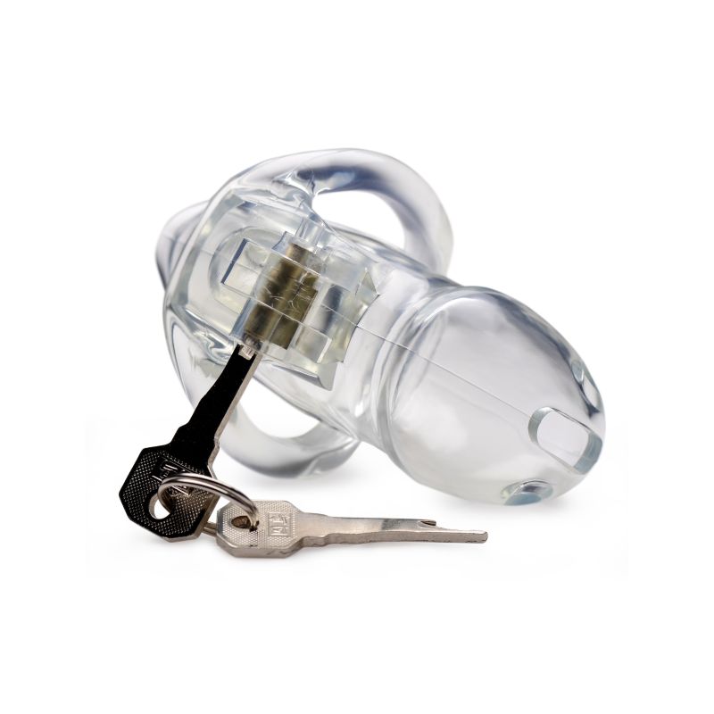 Master Series Clear Captor Chastity Cage Small