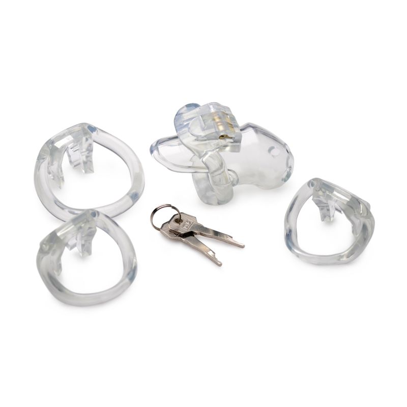 Master Series Clear Captor Chastity Cage Small