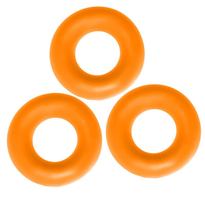 OxBalls Fat Willy 3 Pc Jumbo Cock Rings Orange