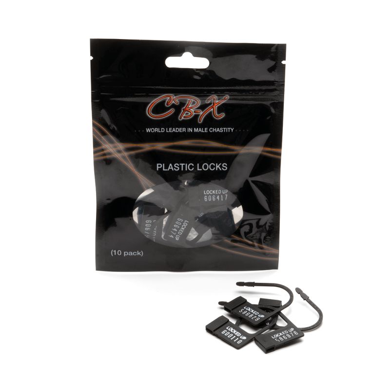 CB-X Cockcage Plastic Locks 10 Pieces