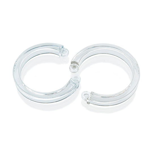 CB-X Cockcage U Ring 2 Pc L/XL Clear