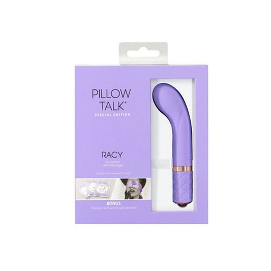 Pillow Talk Special Edition Racy Mini Massager w Swarovski Crystal - Purple