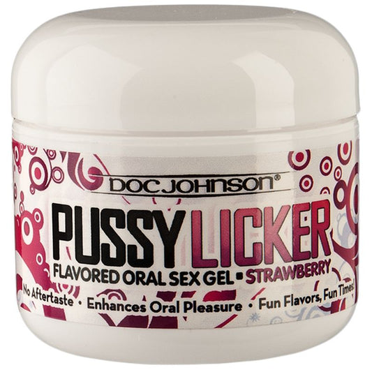 Doc Johnson Pussy Licker Strawberry Gel Lubricant