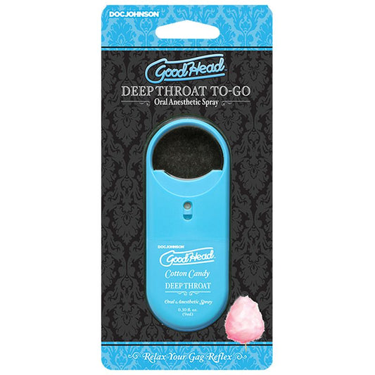 Doc Johnson GoodHead To-Go Deep Throat Spray Cotton Candy 9ml