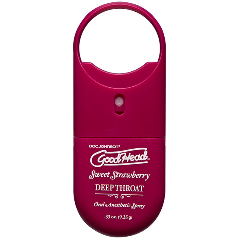 Doc Johnson GoodHead To-Go Deep Throat Spray Sweet Strawberry 9ml