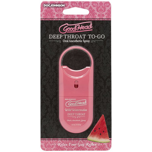 Doc Johnson GoodHead To-Go Deep Throat Spray Wild Watermelon 9ml