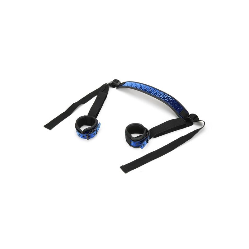 Whipsmart Diamond Deluxe Sex Sling w Ankle Restraints Blue