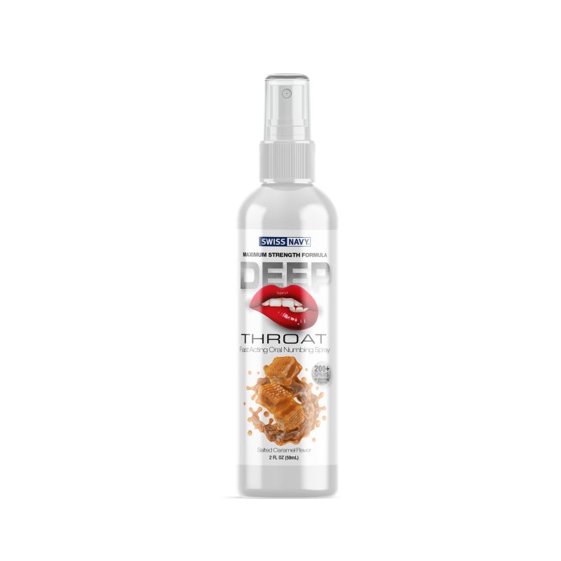 Swiss Navy Salted Caramel Deep Throat Spray 2oz/59ml