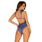 Obsessive Lingerie Giselia Teddy Blue Size XS or M/L