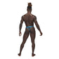 Male Power Casanova Uplift Micro Thong Black/Blue Size S/M or M/L or L/XL