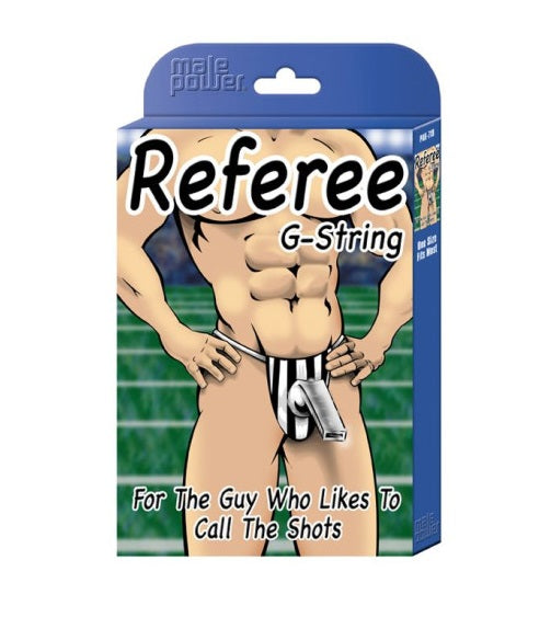 Male Power Referee Novelty G-String Black Hens Party One Size