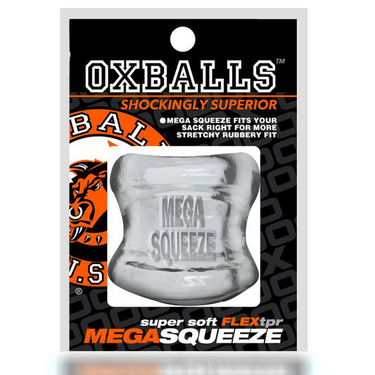 OxBalls Mega Squeeze Ergofit Ball Stretcher Clear