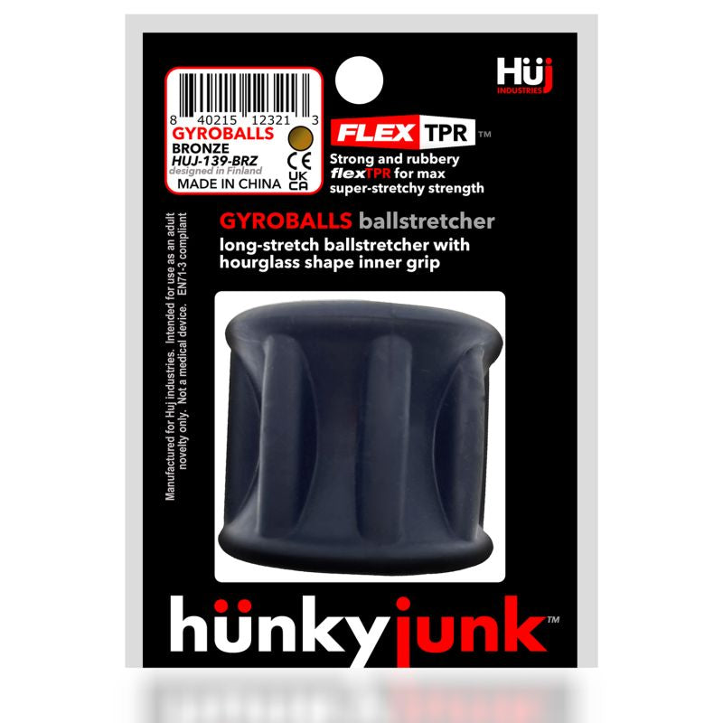 HunkyJunk Gyroball Ballstretcher Tar Ice