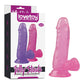 Lovetoy | Jelly Studs 6" Crystal Dildo Small Pink