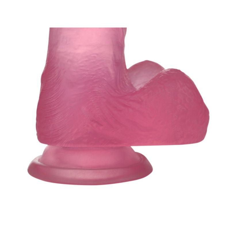 Lovetoy | Jelly Studs 6" Crystal Dildo Small Pink