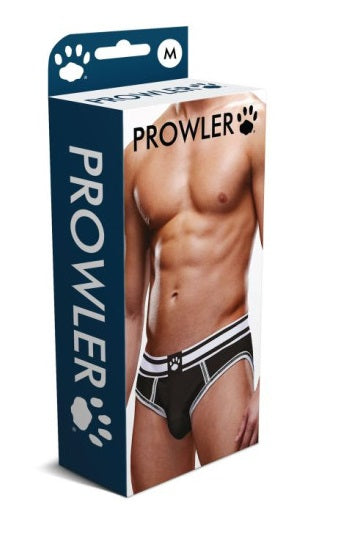 Prowler Open Back Brief White/Blue Size S/M/L/XL