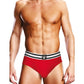 Prowler Open Back Brief Red/White Size S/M/L/XL