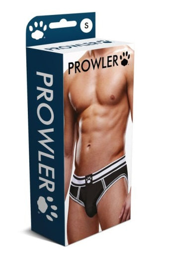 Prowler Open Back Brief Black/White Size S/M/L/XL