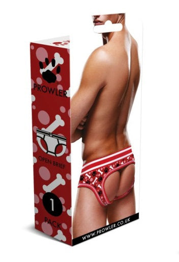 Prowler Red Paw Open Back Brief S/M/L/XL