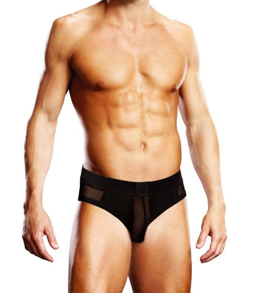 Prowler Mesh Open Back Brief Black Size S/M/L/XL